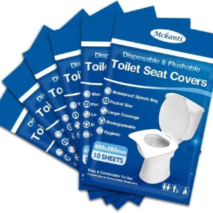 60 Disposable Toilet Seat Covers