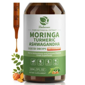 Organic Moringa Drops with Ashwagandha Turmeric