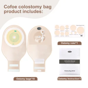 Cofoe 10PCS Colostomy Bags for Adults